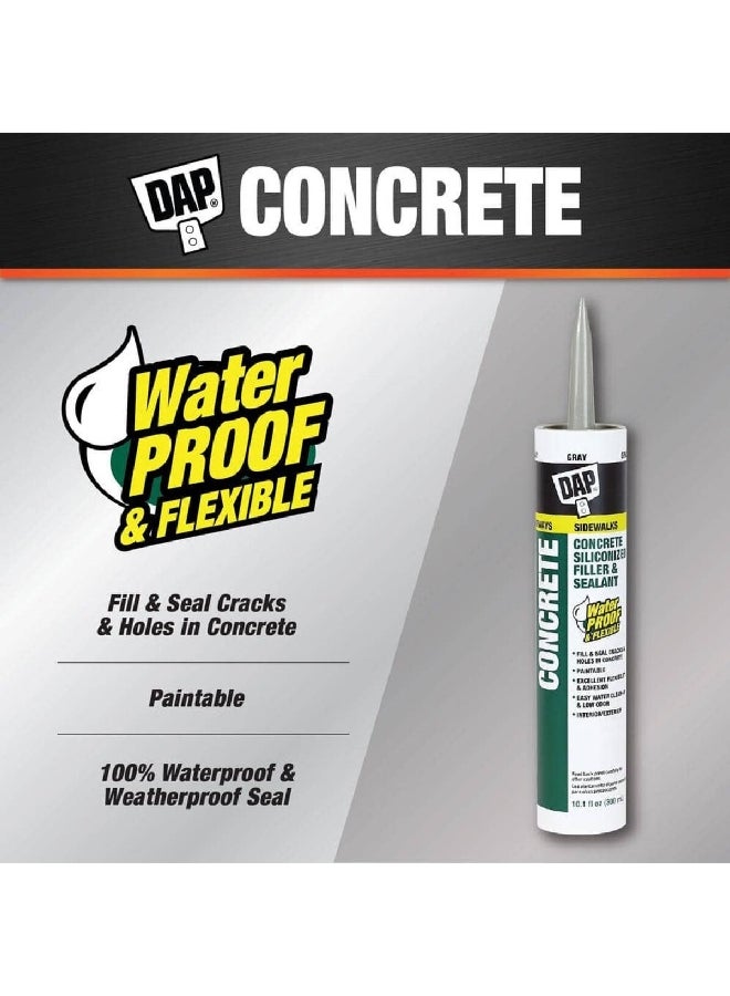 Dap Concrete and Mortar Siliconized Filler and Sealant Grey 300 ml 18096 - Image 4